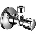 Schell Eckregulierventil Comfort verchromt mit ASAG Ø 54 mm (1/2 Zoll) x Ø 10 mm