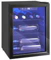 HOMCOM Weinkühlschrank 16 Flaschen 48 Liter Getränkekühlschrank Klein, Schwarz