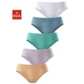 petite fleur Hüftslip (5er-Pack) aus elastischer Baumwoll-Qualität orange 44