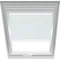 Roto Verdunklungsrollo Weiß 1-V01, 114x118 cm (11/11), 647 Kunststoff,Aluminiumschiene,Elektro,Roto