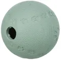 TRIXIE Snackball - robustes Hundespielzeug aus Gummi für langen Spielspaß - ø 6 cm grün, Leckerliball für Zwischendurch - 34940