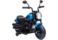 HOMCOM Elektro-Kindermotorrad Kinderfahrzeug mit 2 abnehmbaren Stützrädern Kunststoff Eisen Blau, Belastbarkeit 25 kg, (1-tlg), 76L x 42B x 57H cm