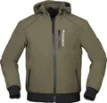Modeka Clarke wasserdichte Motorrad Textiljacke, oliv, 8XL