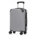 yonsly Premium Reisekoffer TSA-Schloss,YKK-Reißverschluss Hartschalen-Koffer Trolley Kabinenkoffer Rollkoffer Suitcase Handgepäck (Hellgrau, XL) - Hellgrau
