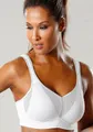 Anita Active Sport-BH Air Control Deltapad doppellagige Cups, gepolsterte Träger, mit Print, feminin, weich