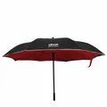 Drive Regenschirm Reverse für Rollator inkl. Halterung schwarz/ dunkelrot