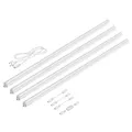 LED Unterbau-Leuchten Rigel 113cm mit Schalter je 1670lm warmweiß 4er Set