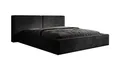 Luxusbetten24 Polsterbett Designer Polsterbett Ophelia in Cord, mit Stauraum, Schwarz | Schwarz