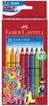 10 FABER-CASTELL Dreikant-Buntstifte Jumbo GRIP, Promoetui