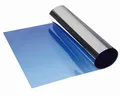 FOLIATEC SUNVISOR Reflex Blendstreifen Tönungsfolie Sonnenkeil Windschutzscheibe Folie mit stylischer Farbverlauf, blau, 20 x 150 cm