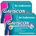 GAVISCON Dual Kautabletten Doppelp 2X16 St