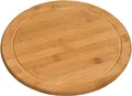 Kesper Fleischteller Ø 30 cm Bambus FSC zertifiziert Holzteller Schneidebrett