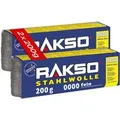 RAKSO Stahlwolle Banderole Sorte 0000 Extra-Fein 2 x 200g