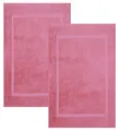 Betz Badematte 2 Stück Badvorleger Premium Badteppich Größe 50x70 cm, unbeschichtet, beidseitig nutzbar, beidseitig nutzbar, Baumwolle, Qualität 650g/m²