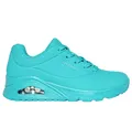Skechers UNO STAND Damen Türkis Sneakers Sportschuhe Outdoor Alltag 73690-TURQ