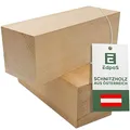 EdpaS Schnitzholz Großes Lindenholz - 2er Set Holzblock (20x7x7cm) - Drechselholz - Linde Rohlinge - Holz zum Schnitzen - schnitzen kinder - Schnitzholz groß zum drechseln, schnitzen Linden Holzblock