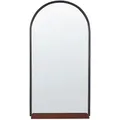 Wandspiegel Mit Ablage Domme 40 Cm 67 Cm Metall Schwarz