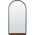 Wandspiegel Mit Ablage Domme 40 Cm 67 Cm Metall Schwarz