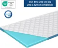 Genius Eazzzy Topper Trend Cloud 160x200, 6cm hoch,  , Orthopädischer Matratzentopper Memory Gelschaum für Matratze & Boxspringbett