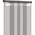 50654 Fliegengittervorhang Balkontür Insektenschutz Vorhang Telescope, Breite...