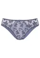 Lascana Damen Slip mit Spitze, Microfaser und bequem silberfarben-grau 40/42