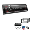 Kenwood 1-DIN Autoradio Bluetooth USB AUX für Audi A3 2003-2012 2003-2012