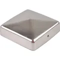 Holmwerk Pfostenkappe Edelstahl 121mm Pyramide Abdeckkappe Für Pfosten 12x12cm