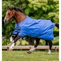 Horseware Amigo Hero Ripstop lite 0g Turnout Decke wasserdicht Blue/Navy&Grey, Horseware Deckengröße:90 cm / 4'6 - Blau