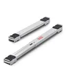 VEVOR 2er-Set Möbelroller Mobeltransportroller Transportrolle 546,1x38,1mm