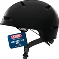 ABUS Stadthelm Scraper 3.0 ACE - Robuster Fahrradhelm für den Stadtverkehr - für Damen und Herren - Schwarz Matt, Größe M