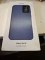 Original Samsung Smart View Wallet Case Cover EF-ZS721 Galaxy S24 FE Blue Blau