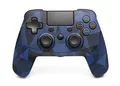 snakebyte GAMEPAD 4S - camo blau - Wireless Bluetooth Controller kompatibel mit PlayStation 4 / PS4 Slim / Pro, Analoge Dual Joysticks, Kopfhöreranschluss, Touchpad und Dual Vibration Feedback