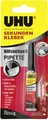 UHU blitzschnelle Pipette Sekundenkleber 45570 3g