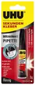 UHU® 45570 SEKUNDENKLEBER blitzschnell PIPETTE 3 g