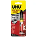 1 bis 30x UHU Sekundenkleber blitzschnell PIPETTE, 3 g Flasche SPARE BIS ZU 67%