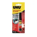 10 Stk. Uhu Sekundenkleber blitzschnell PIPETTE Control 3g farblos Tube 45570