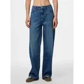 pieces Weite Jeans PCSILKE MW WIDE JEANS MB NOOS BC blau 31