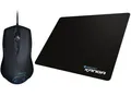 ROCCAT Set Lua Tri-Button Mouse + Kanga Gamer Mouse-Pad Maus- und Mauspad-Set, (Gaming Bundle, 1 St., Gaming Mouse und Mousepad), Maus-Pad Einstellbare DPI
