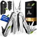 TREKLINE Multitool [440C Edelstahl] Outdoor Camping Survival Multitool Werkzeug Messer, Überlebensmesser, Taschenmesser, Multifunktionswerkzeug, Multi Tool, Multifunktionsmesser (Canyon Blade)