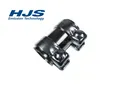 1x HJS 83004512 Rohrverbinder Auspuff Schelle Edelstahl Doppelschelle 45 x 125mm