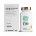(274,18 EUR/kg) Cosphera Biotin 365 Tabletten Haut Haar Nägel Immunsystem