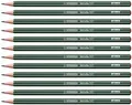 STABILO Bleistift 12x STABILO 282/4B Bleistift Othello sechseckig Härtegrad: 4B