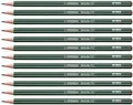 12x STABILO 282/4B Bleistift Othello sechseckig Härtegrad: 4B