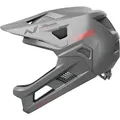 ABUS MTB-Helm YouDrop FF - Fullface-Helm für Kinder und Jugendliche - für den Einstieg in den Mountainbikesport - mit abnehmbarem Kinnschutz - Si... - Silber
