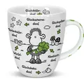 sheepworld Tasse Becher Porzellan ODIAD - Ohne Glück ist alles doof  400ml