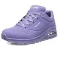 Skechers Damen on Air UNO Stand AUF Luft, Lila Durabuck Mesh, 38 EU