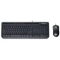 Microsoft Wired Desktop 600 - Tastatur-und-Maus-SetUSB - GB - Schwarz