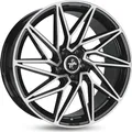 Keskin KT20 Future black front polish 8.5x20 ET45 - LK5/112 ML72.6 Felge Alu