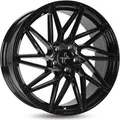 Keskin KT20 Future black front polish 8.5x20 ET45 - LK5/112 ML72.6 Alufelge schwarz