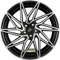 Keskin KT20 Future black front polish 8.5x20 ET45 - LK5/112 ML72.6 Felge Alu